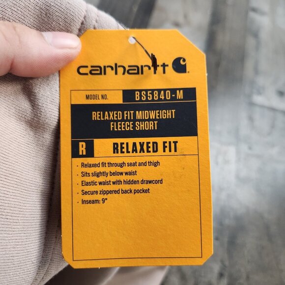 Mens Carhartt size 2XL Relaxed Fit Midweight Fleece Shorts - Picture 10 of 13
